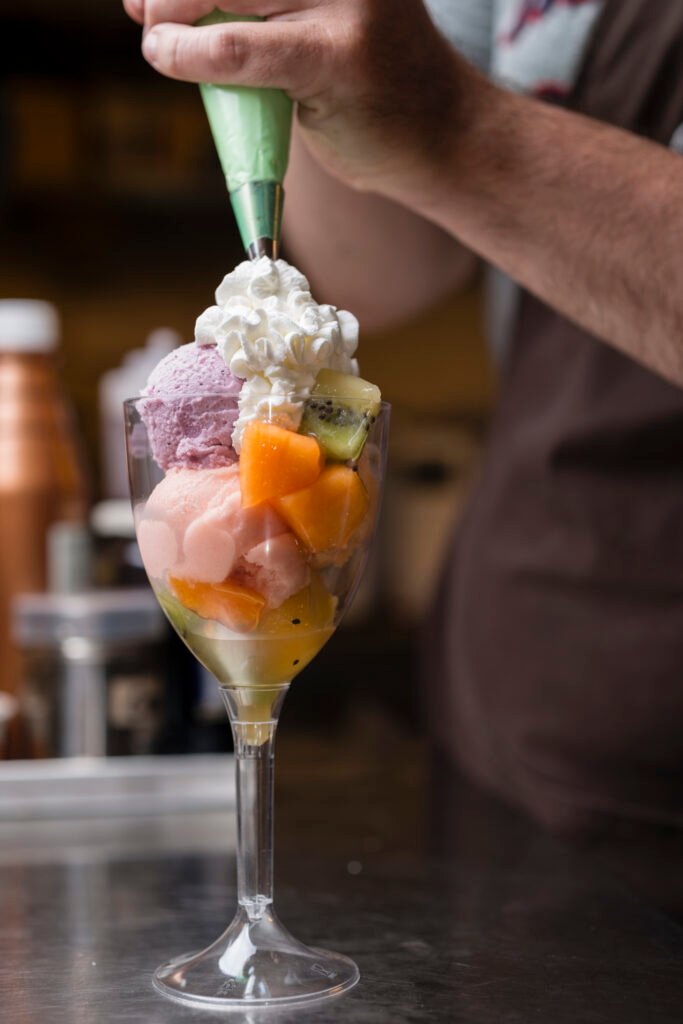 Italianische Giova Gelato Eis